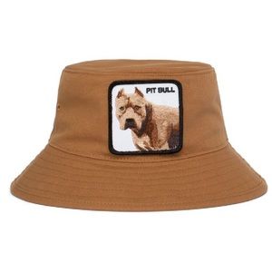Goorin Bros. Pitbull Dog Misunderstood Brown Bucket Hat